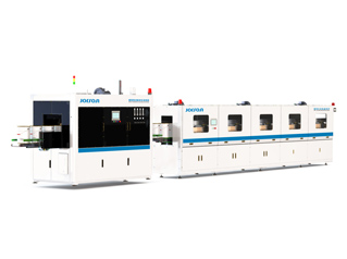 Recubrimiento de polvo puntual y sistema de curado para cubos con asa